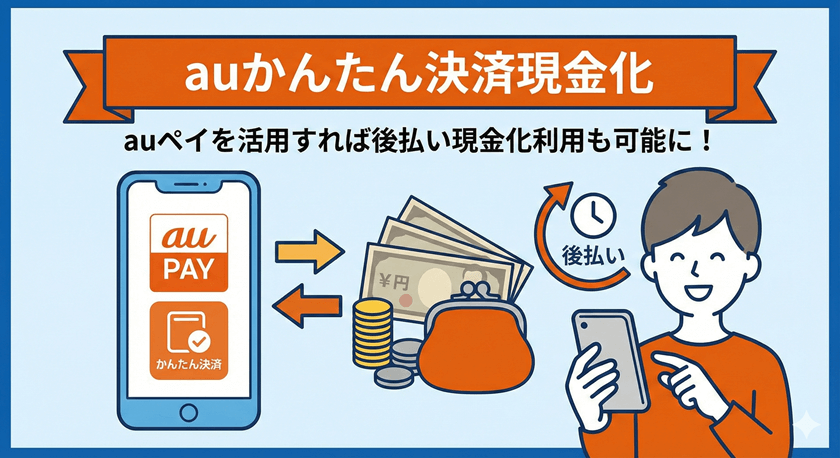 【auかんたん決済現金化】auペイを活用すれば後払い現金化利用も可能に!