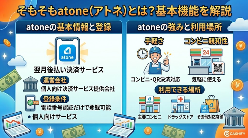 そもそもatone（アトネ）とは？基本機能を解説