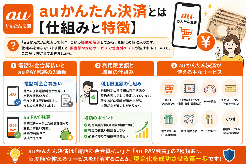 auかんたん決済とは【仕組みと特徴】