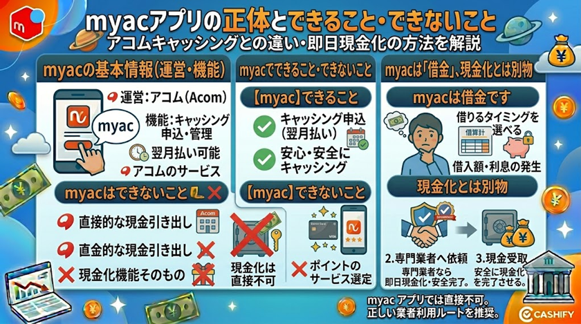 myacアプリの正体とできること・できないこと