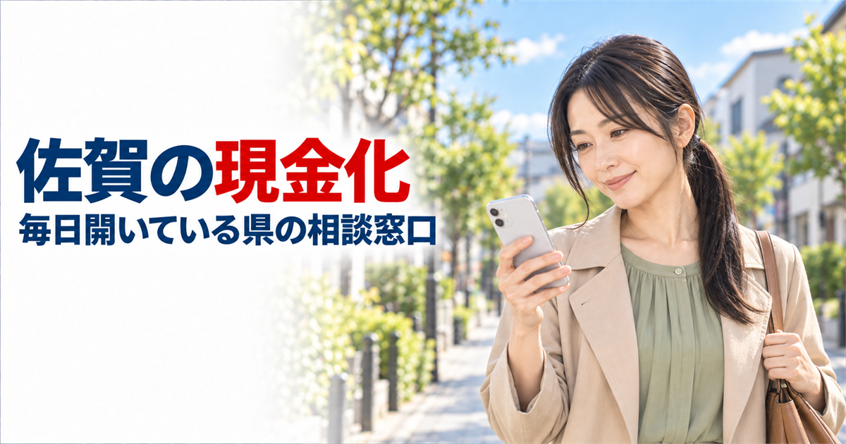 佐賀で現金化するなら?流質期限が延びる質屋と毎日開く県の相談窓口