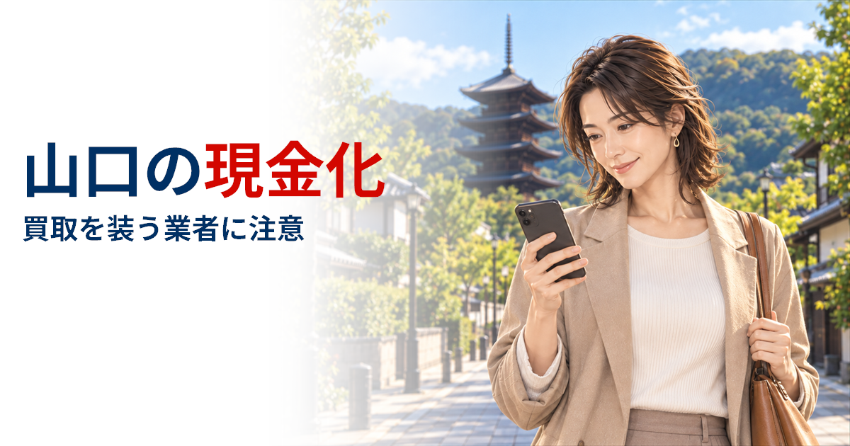 山口で現金化するなら？買取を装う業者の見分け方と品物を売れる店の営業時間